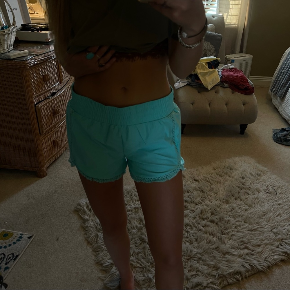 Boho swim shorts